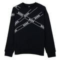 Hugo Boss Wrapped Artwork Logo Sweatshirt Black 001