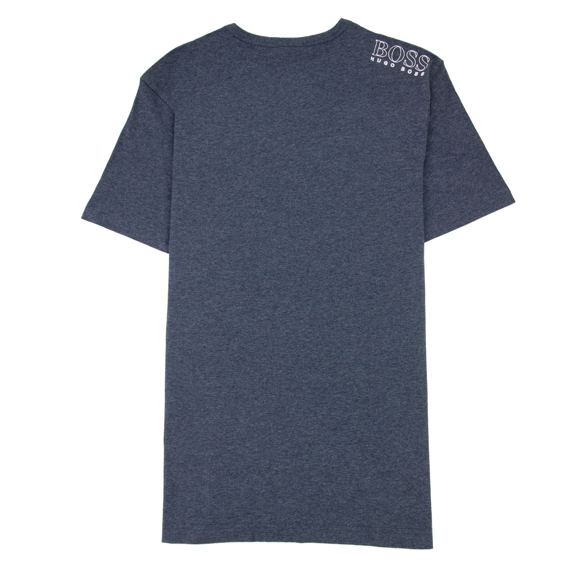 Hugo Boss Regular-fit T-shirt With Contrast Logo Dark Blue 415