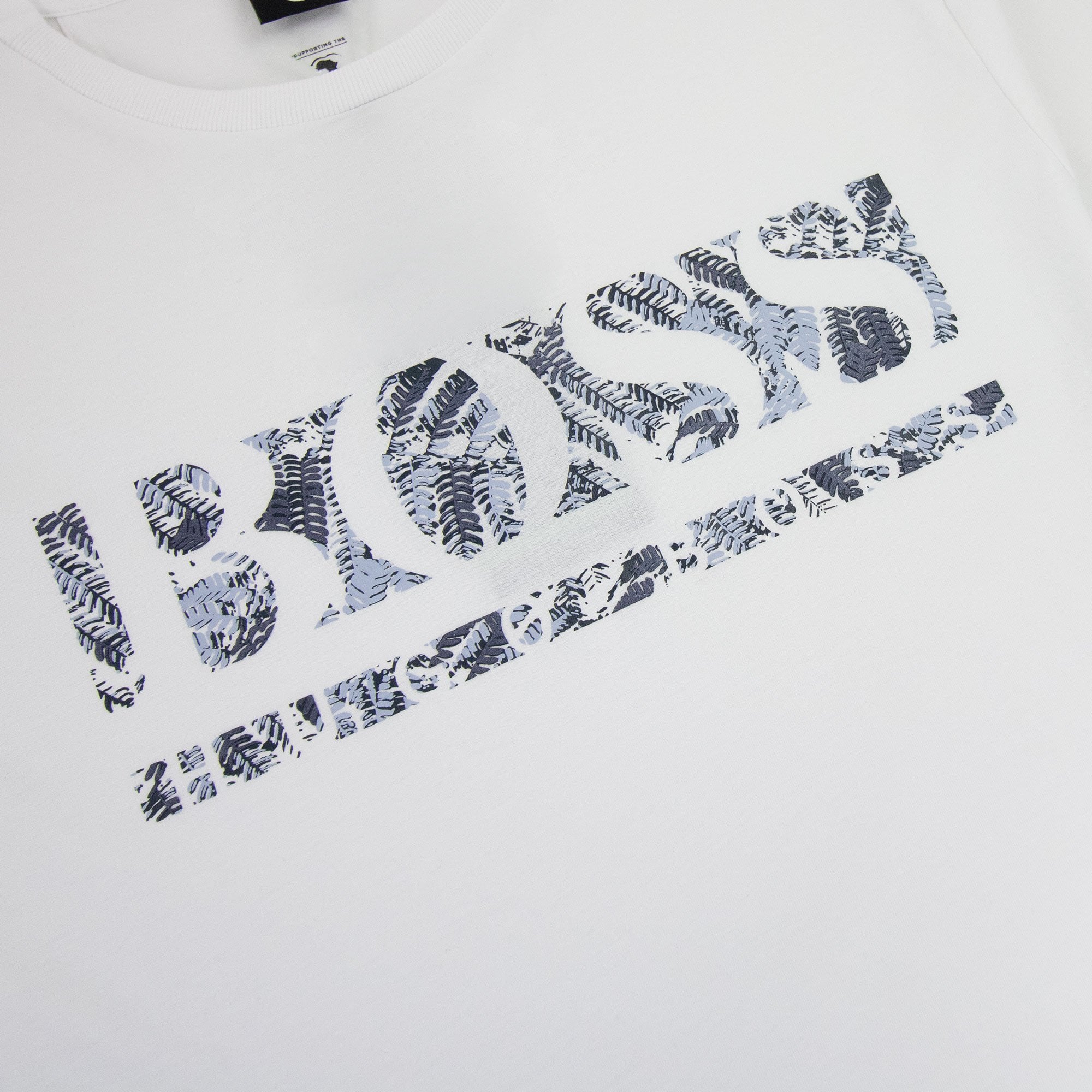 Hugo Boss Tee 1 Logo T Shirt White 100