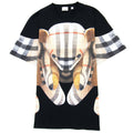 Burberry Thomas Bear Print Cotton T-shirt Black