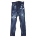 Dsquared2 Dark Ripped Red & Blue Spots Wash Cool Guy Jeans Denim 470