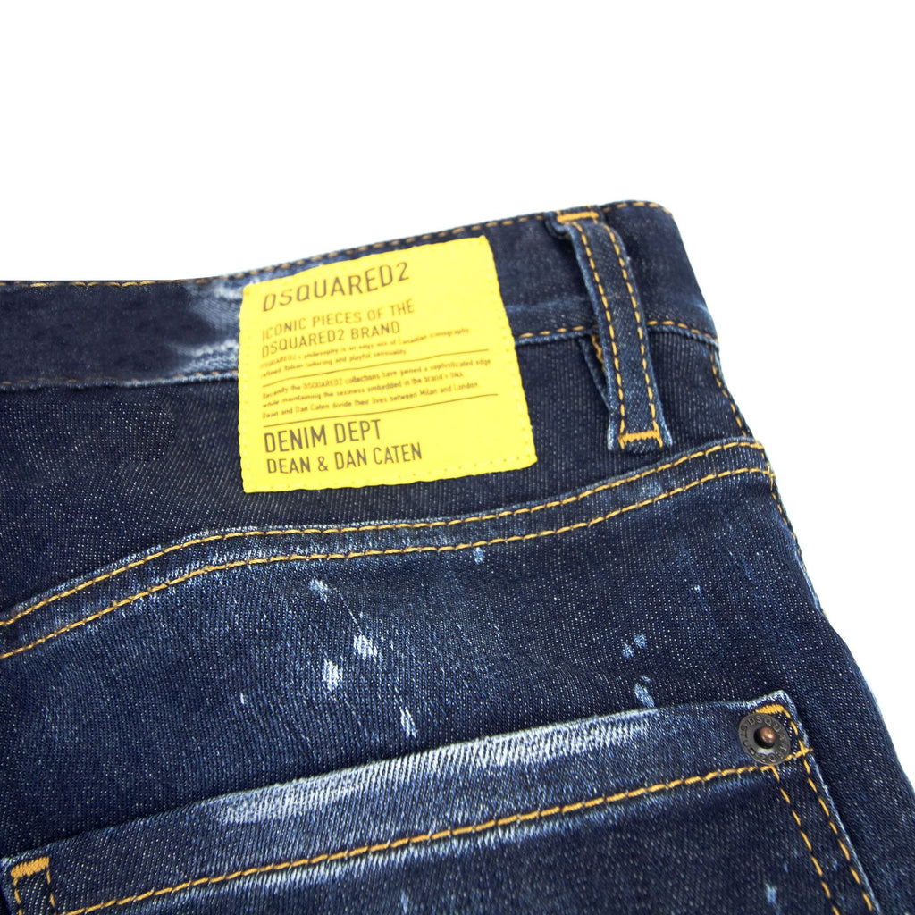 Dsquared2 Dark Ripped Bleach Wash Cool Guy Jeans Denim 470