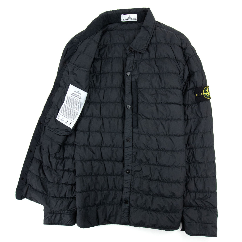 Stone Island Garment Dyed Packable Micro Down Jacket Black V0029