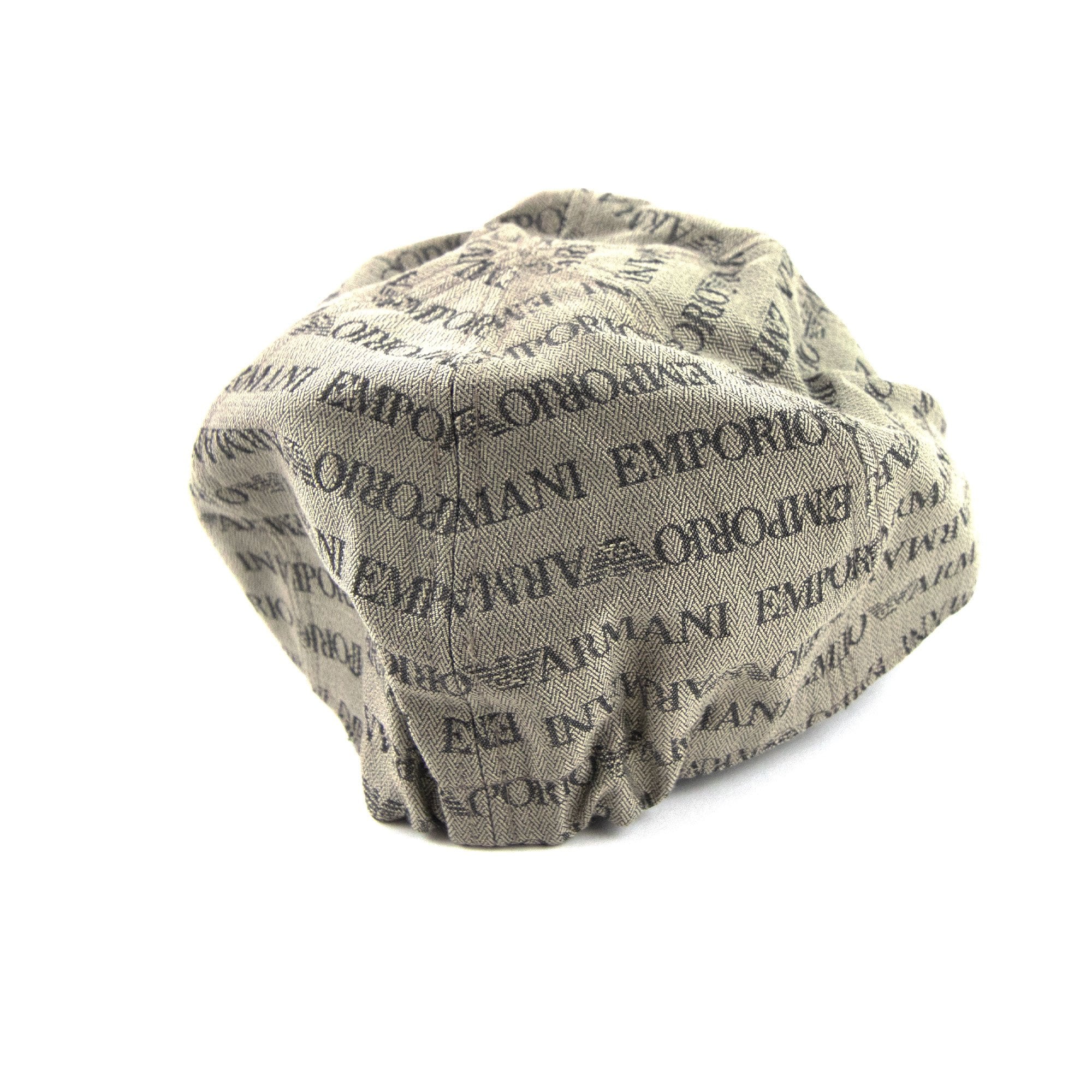 Emporio Armani All Over Logo Cap Beige