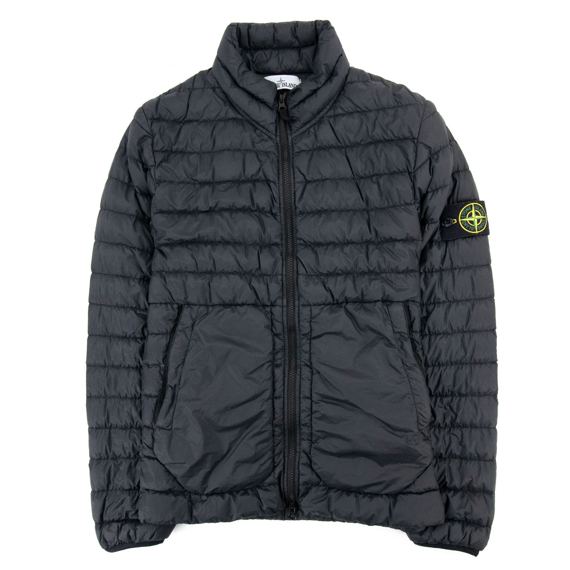 Stone Island Garment Dyed Micro Yarn Jacket Black V0029