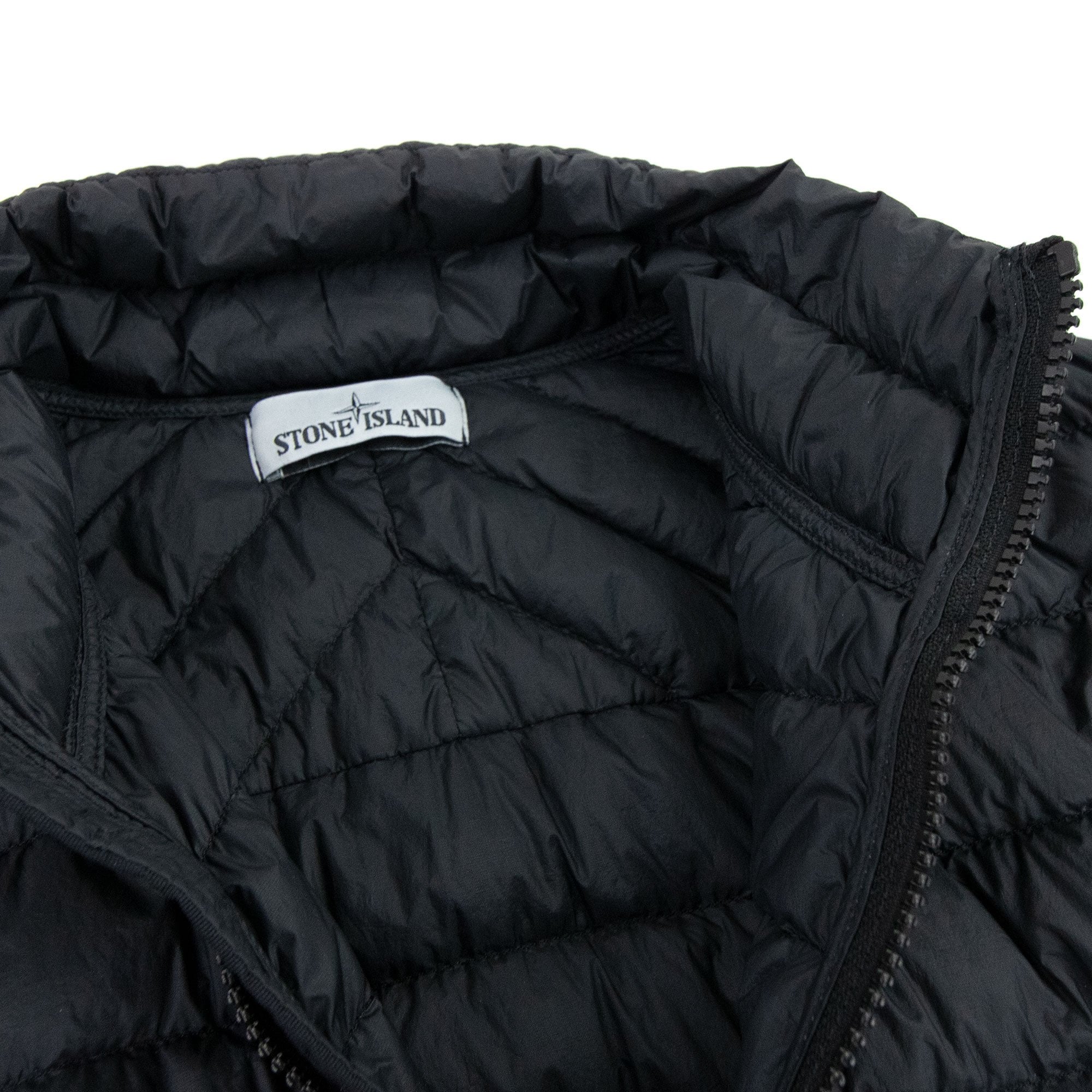 Stone Island Garment Dyed Micro Yarn Jacket Black V0029