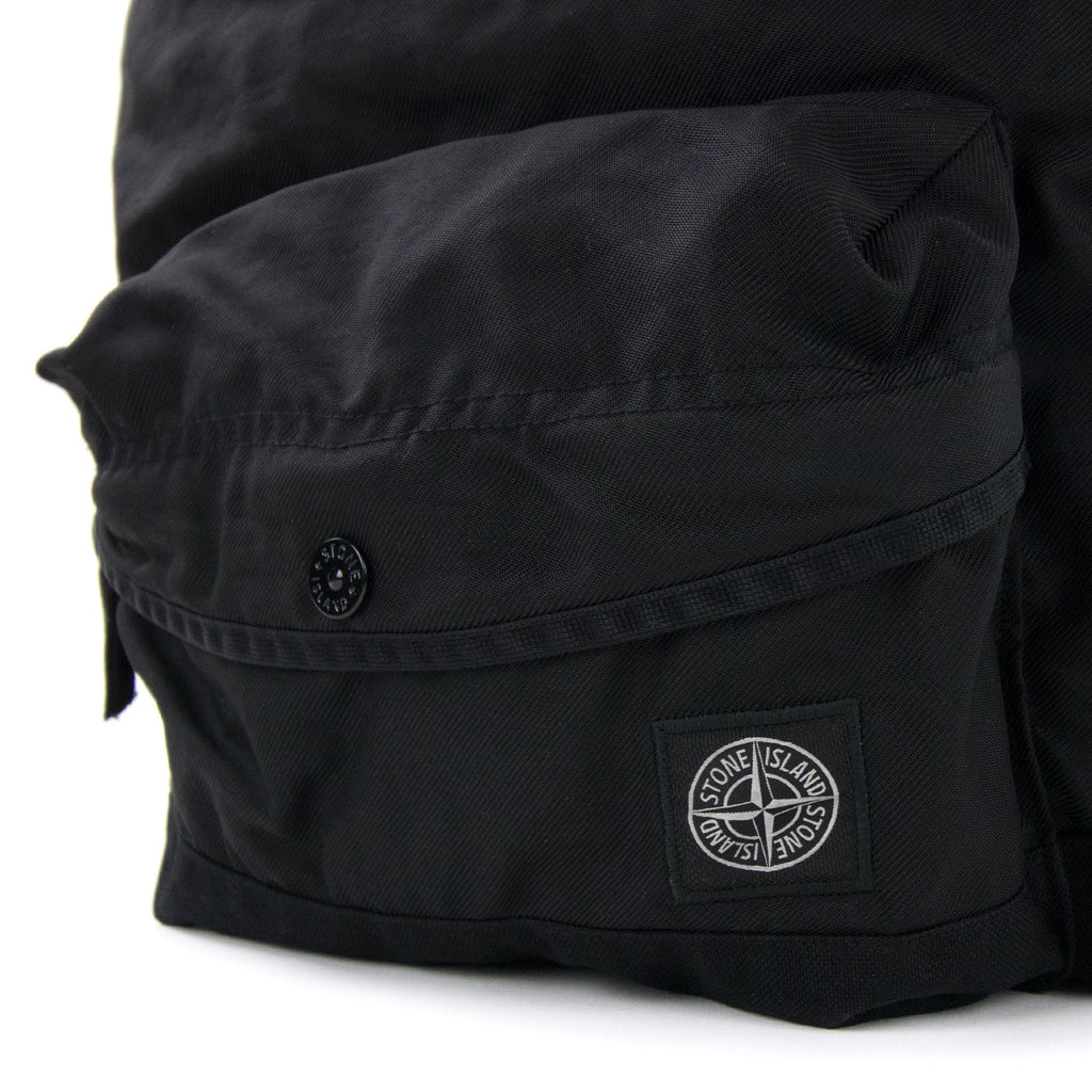 Stone Island Junior 90362 Worsted Nylon Watro Black V0029