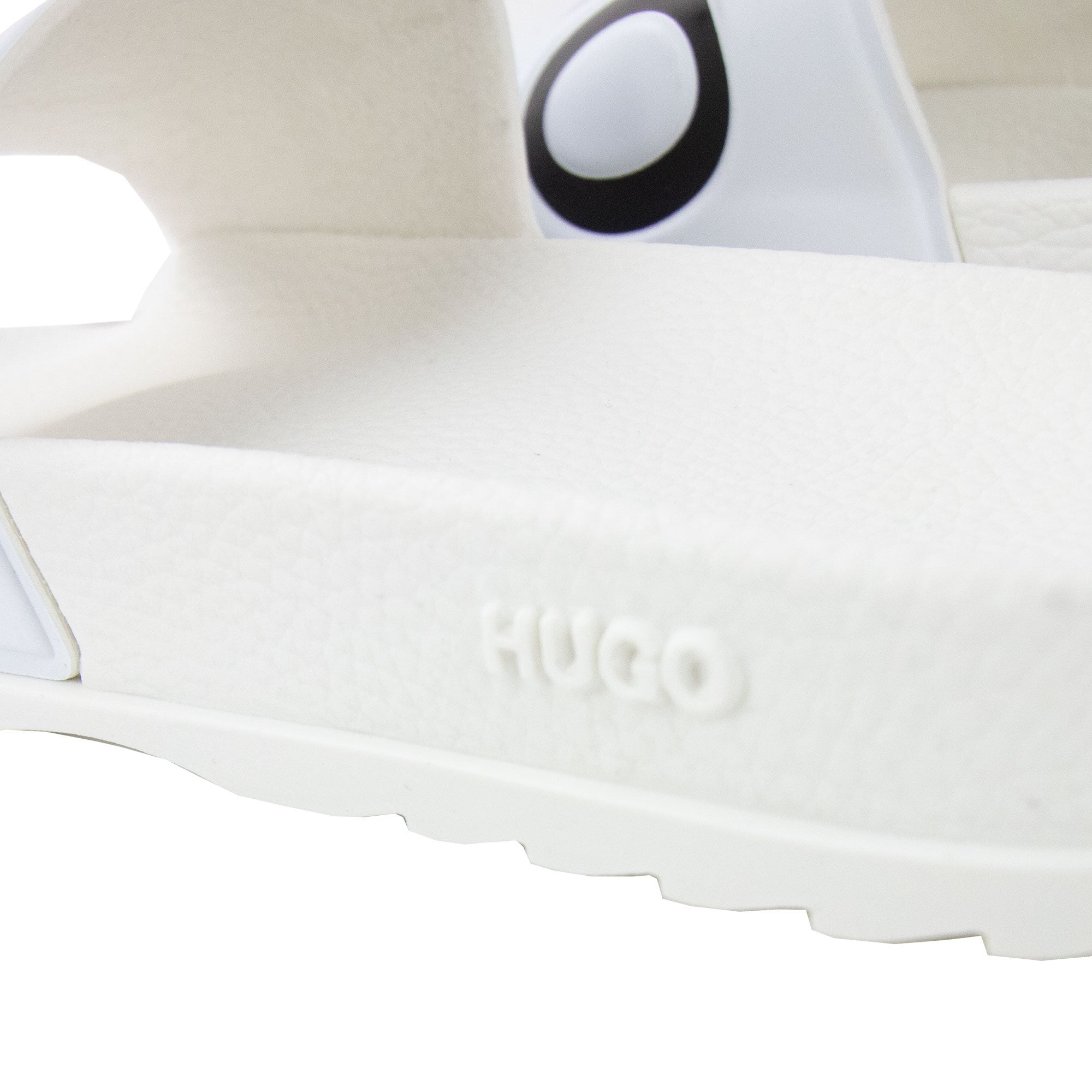 Hugo Boss Contrast Logo Sliders White 001