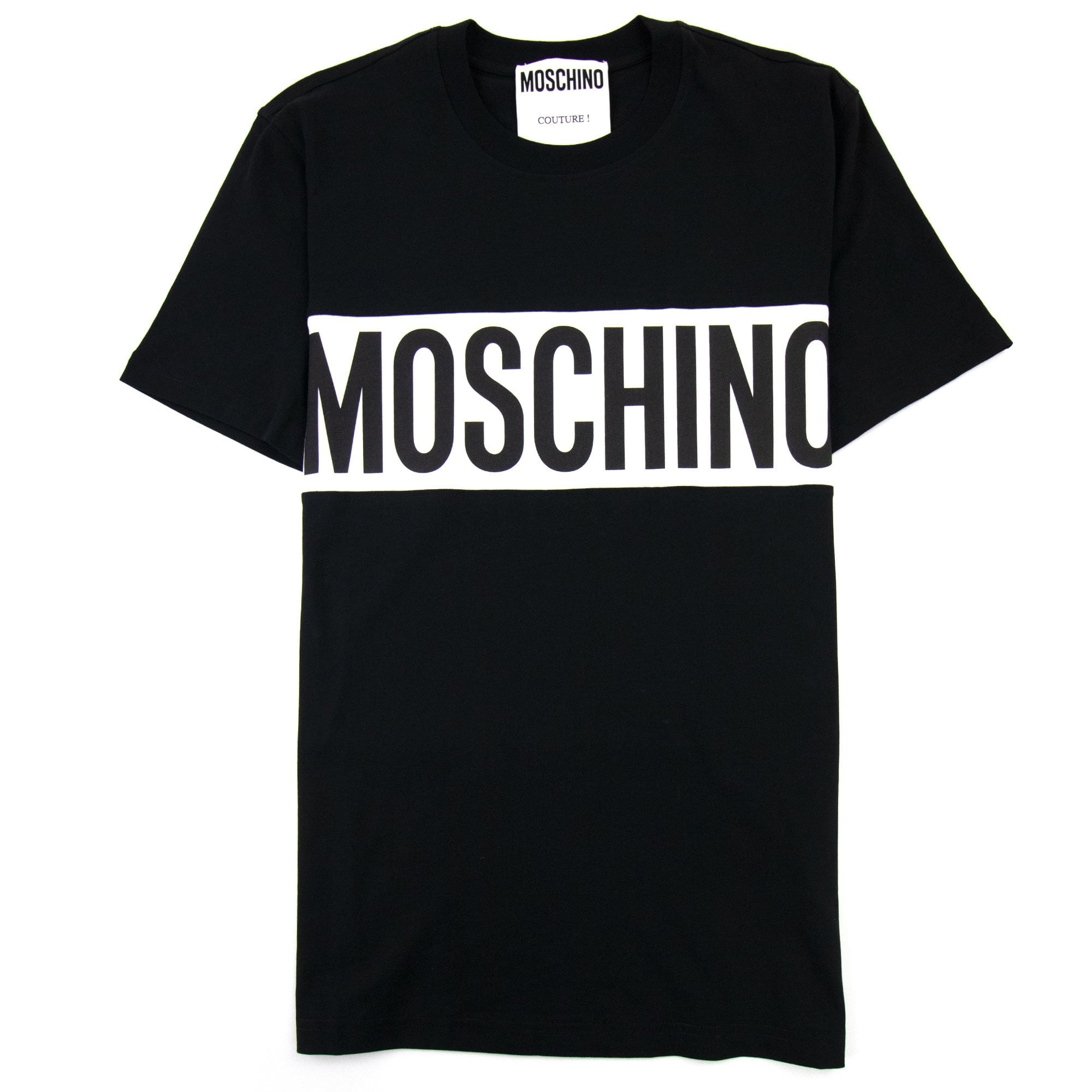 MOSCHINO COUTURE Tシャツ ブラック XSサイズ Moschino Couture Block Logo Print T Shirt Black 2555 – Onu