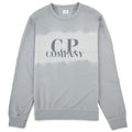 CP Company Light Fleece Tie-dye Logo Sweatshirt Griffin Grey 937