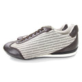 Emporio Armani All Over Print Low Sneakers Moro/ecru