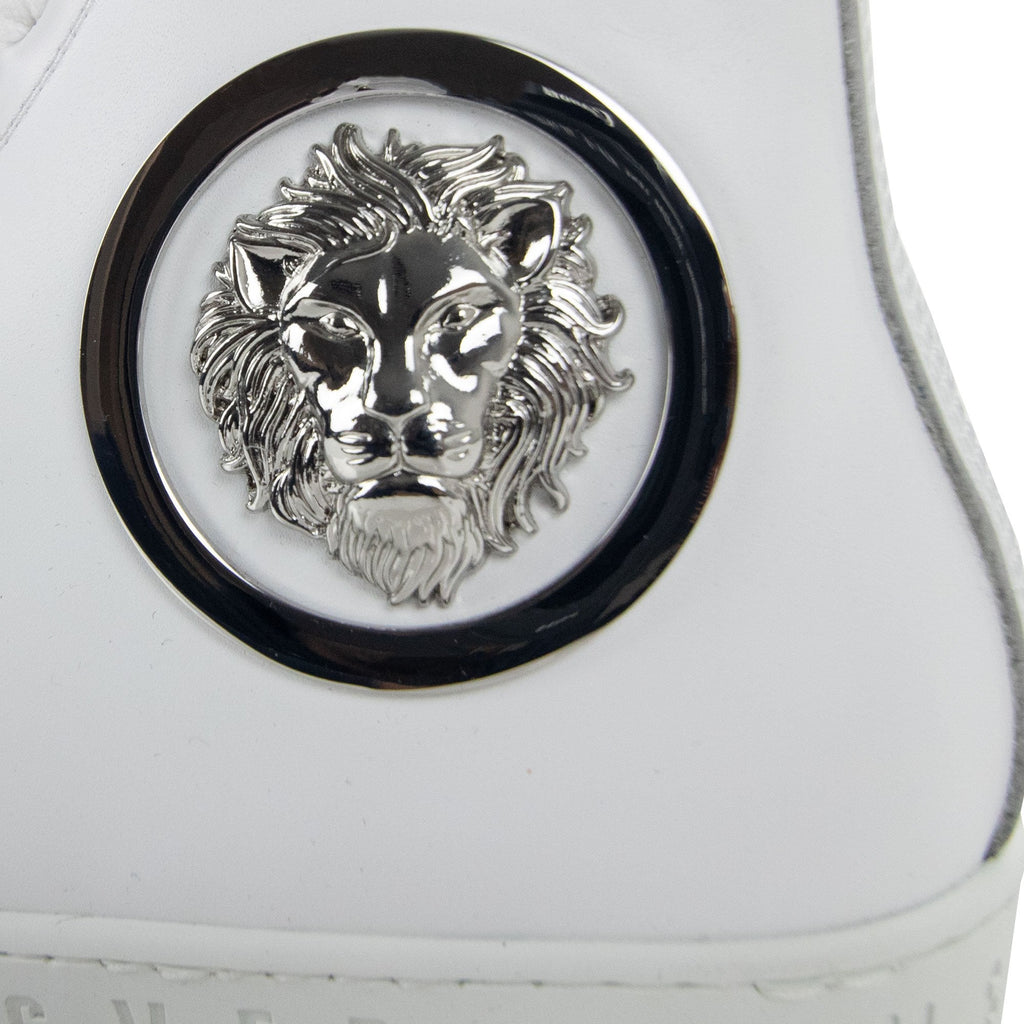 Versace Versus Lion Head High Top Sneaker White