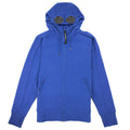 Cp Company Diagonal Raised Fleece Full Zip Goggle Hoody Blue Quartz 892