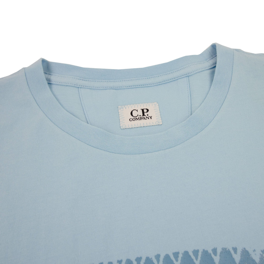 Cp Company Patch Logo T-shirt Sky Blue 832