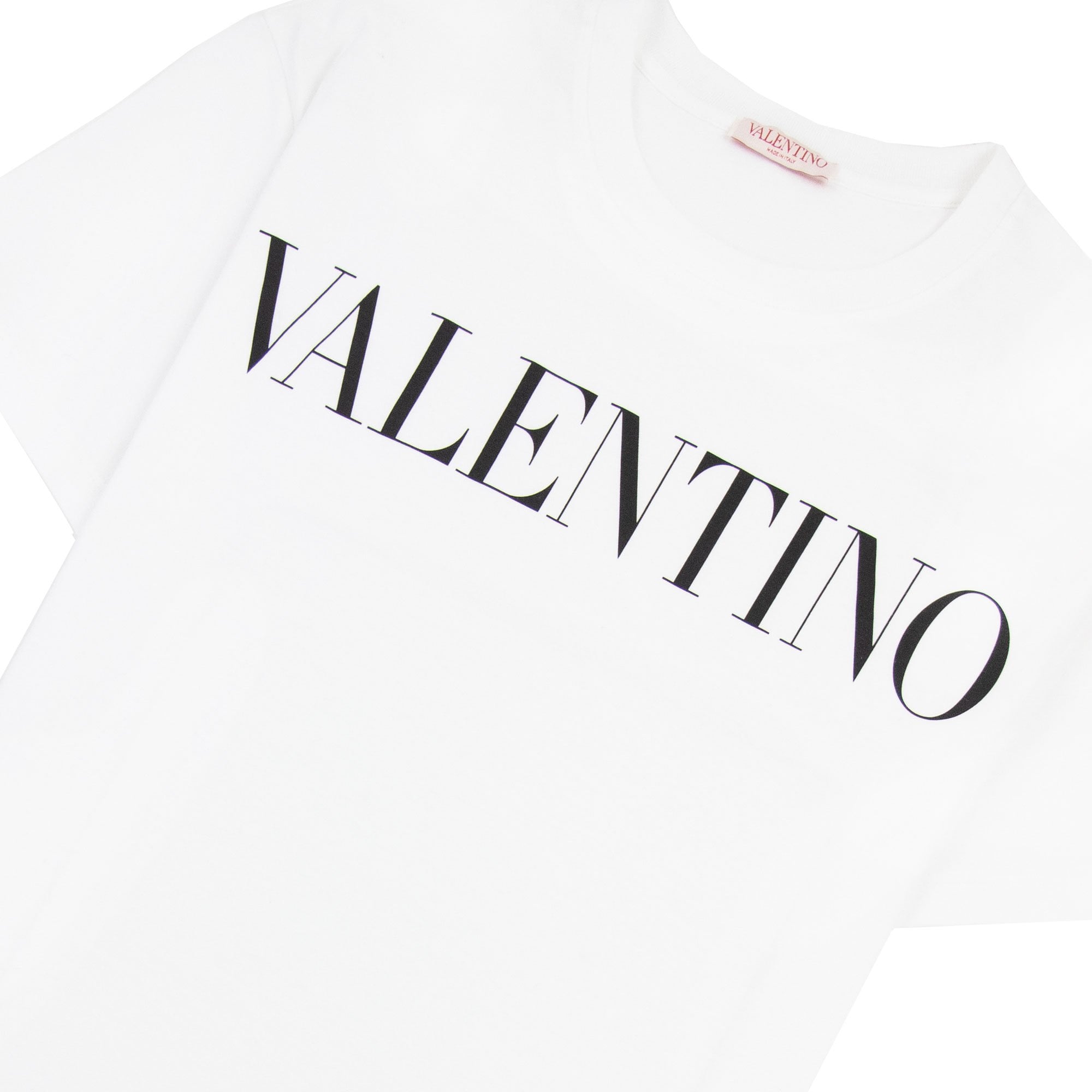 Valentino Logo Oversized T Shirt White A01