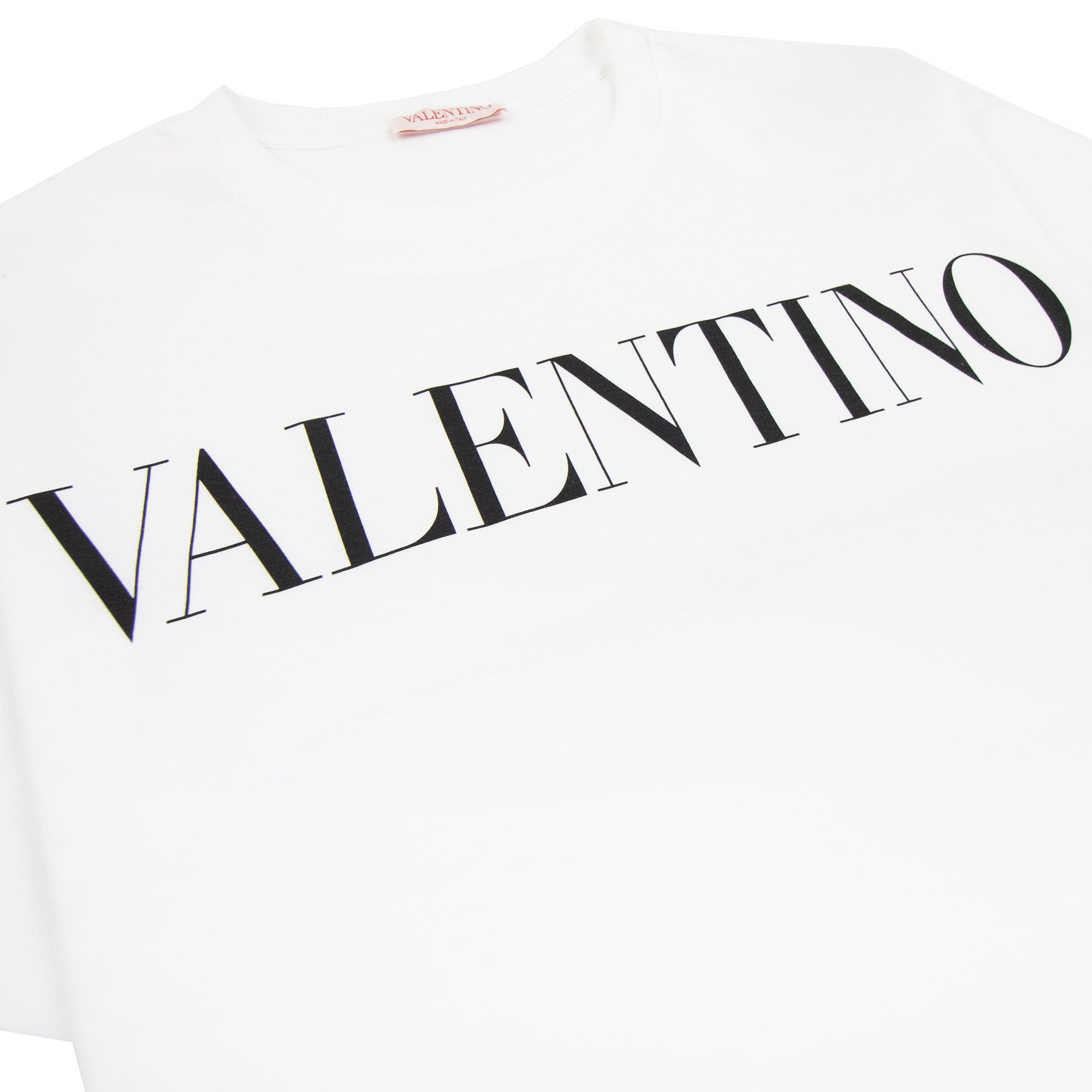 Valentino Logo Oversized T Shirt White A01