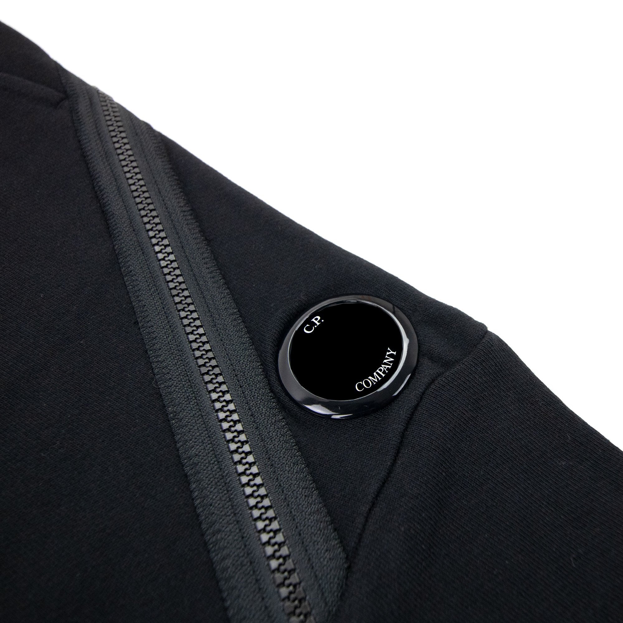 Cp Company Diagonal Raised Fleece Tapered Sweatpants Black 999