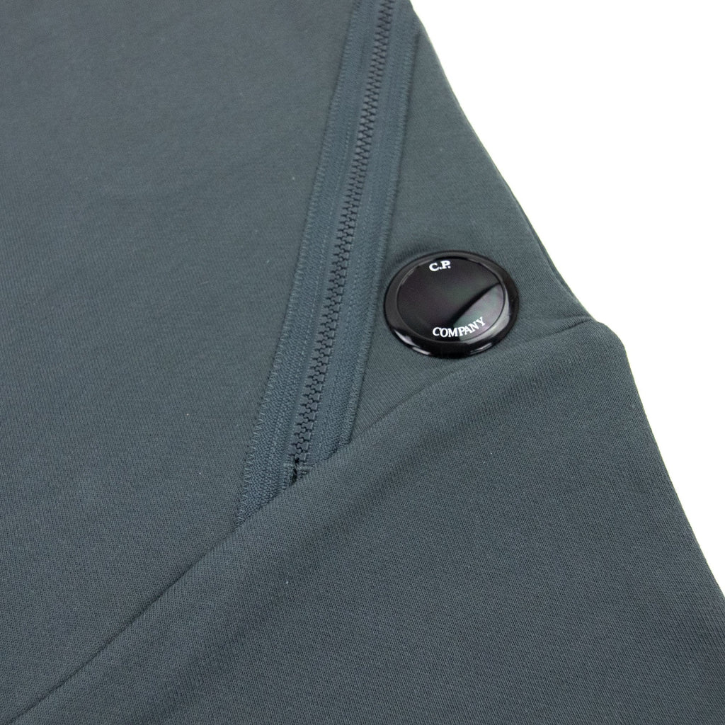 Cp Company Diagonal Raised Fleece Tapered Sweatpants Dark Shadow Grey 978