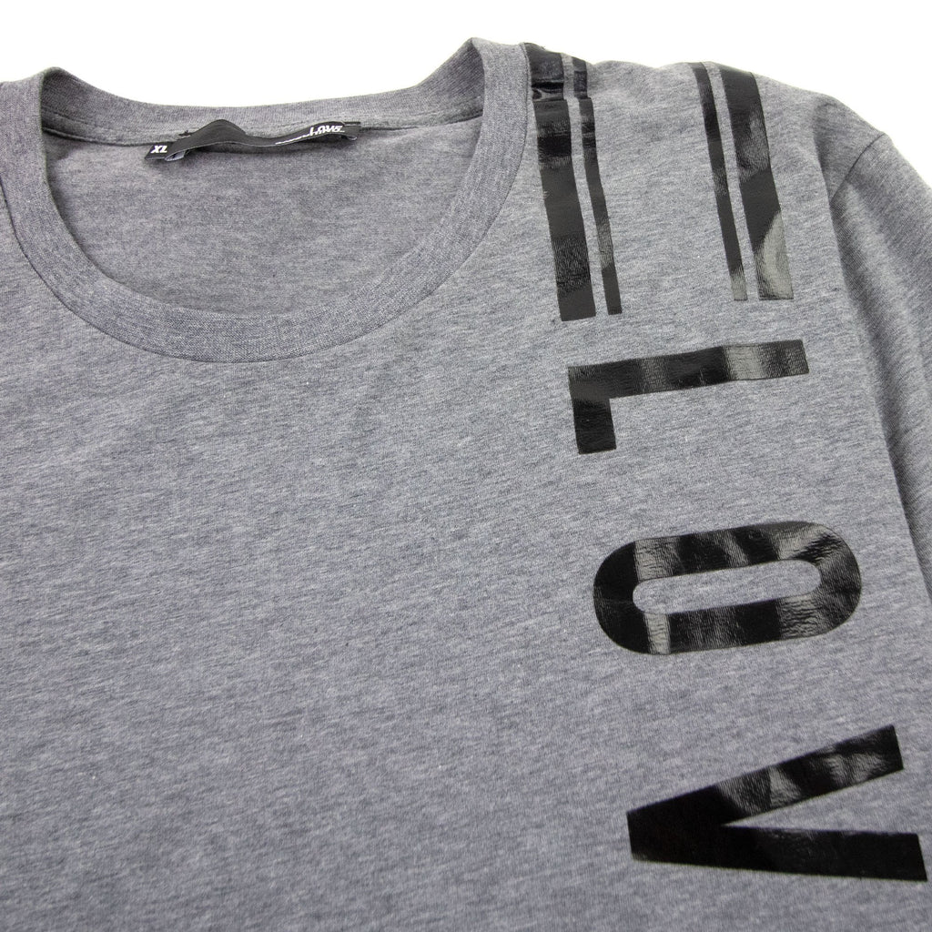 Love Moschino Side Logo T Shirt Dark Grey