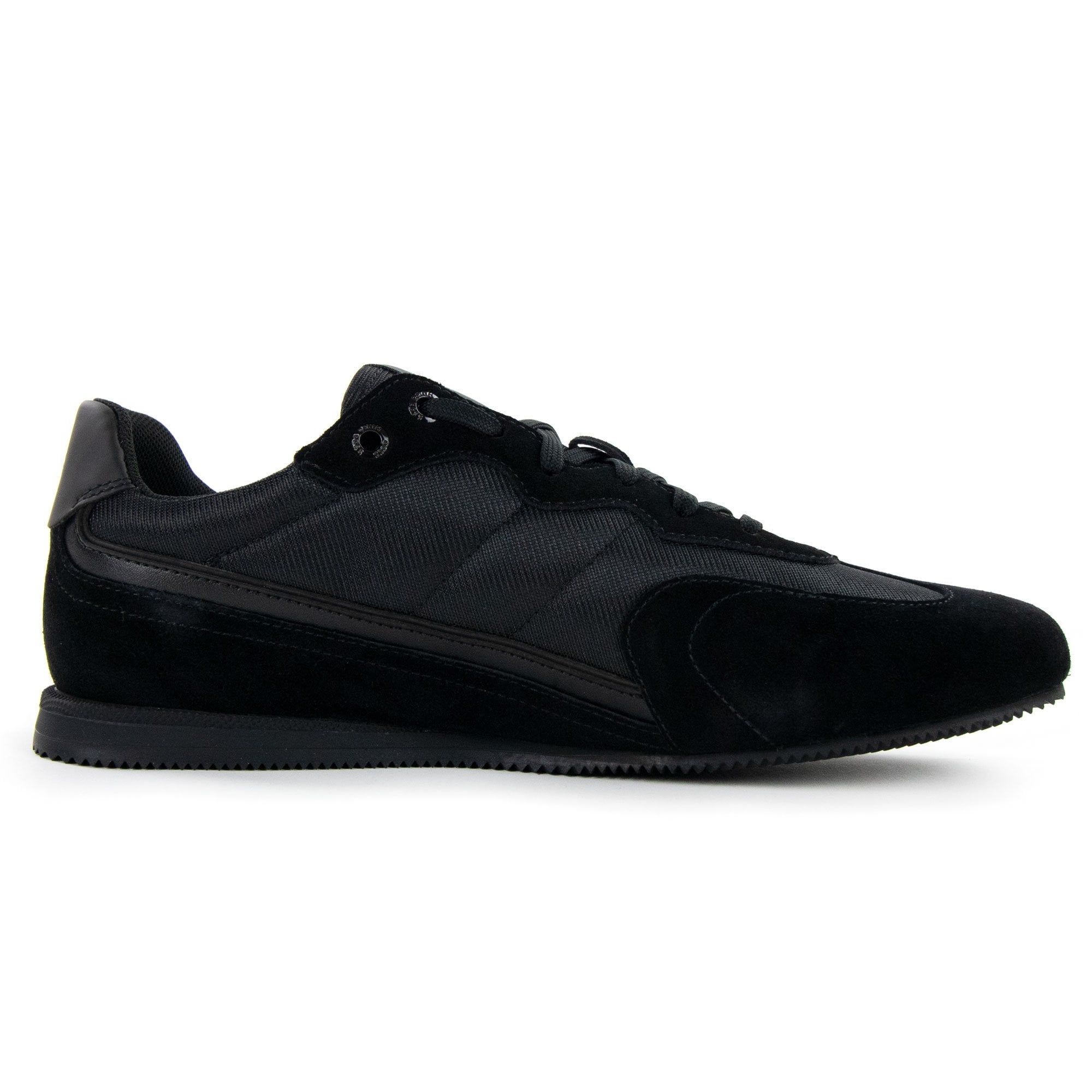 Hugo Boss Rusham Logo Detail Low Top Trainer Black 005