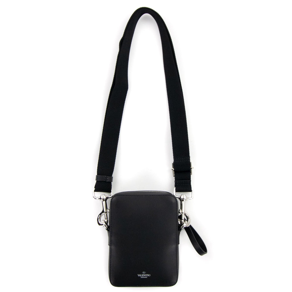 Valentino Vltn Logo Cross Body Bag Black 0ni