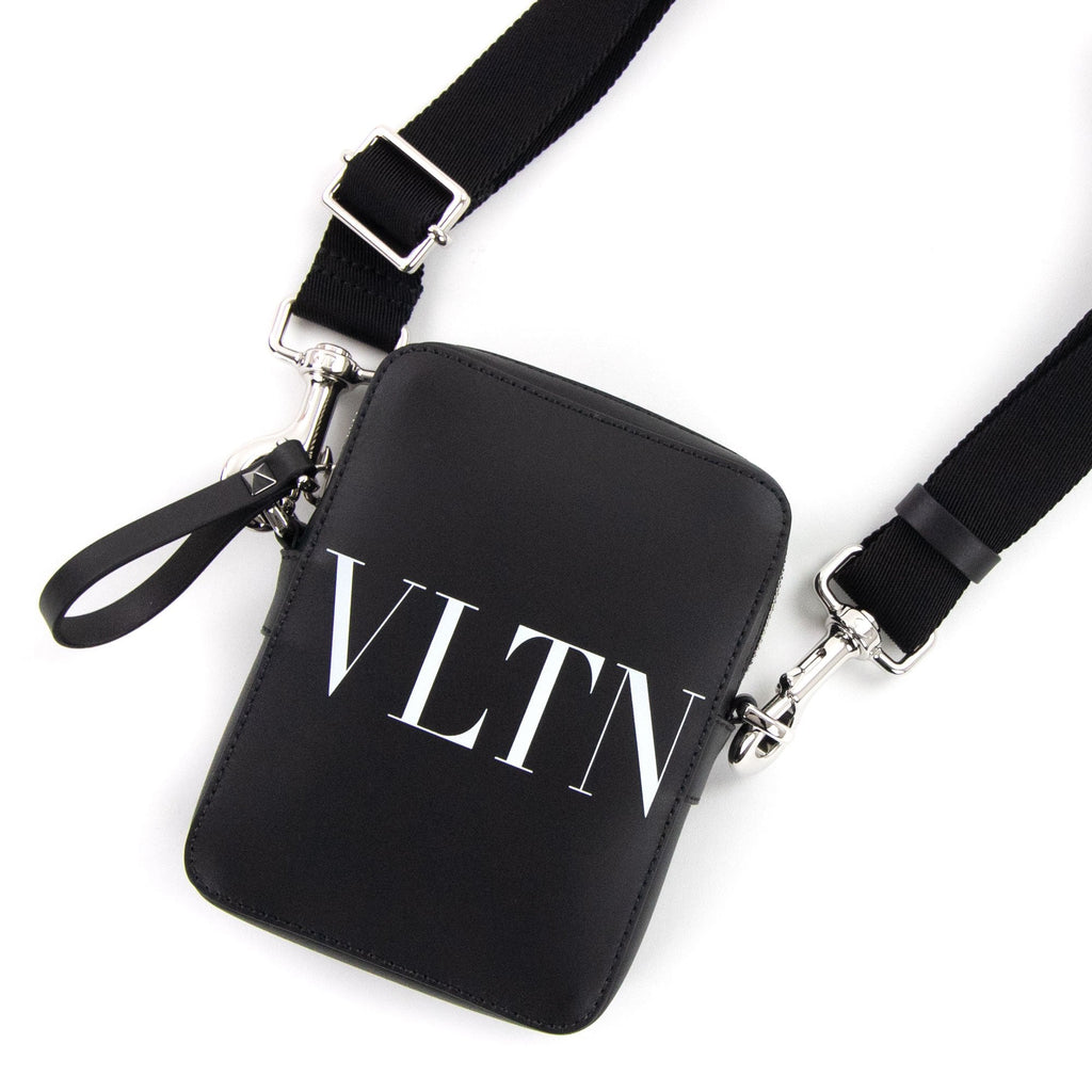 Valentino Vltn Logo Cross Body Bag Black 0ni