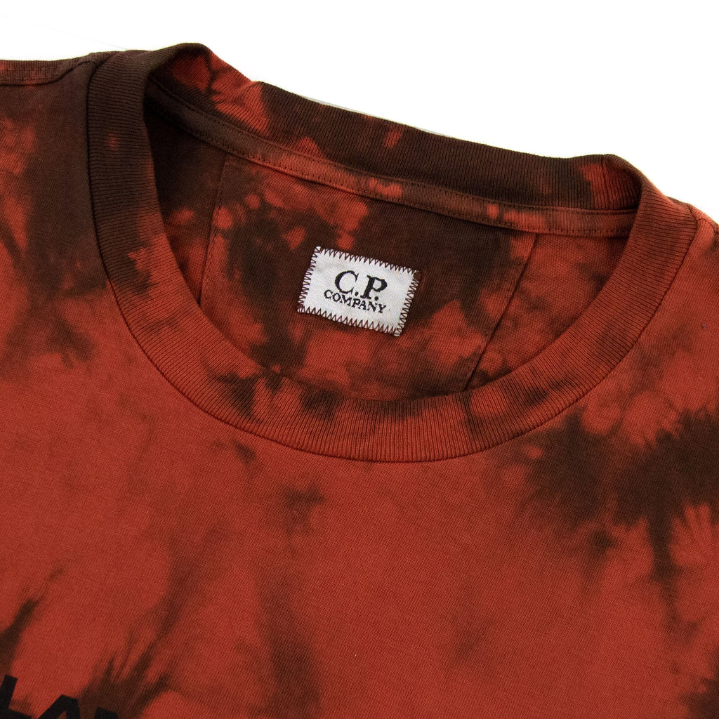 Cp Company 24/1 Jersey Treated Next Landscape T-shirt Red T01