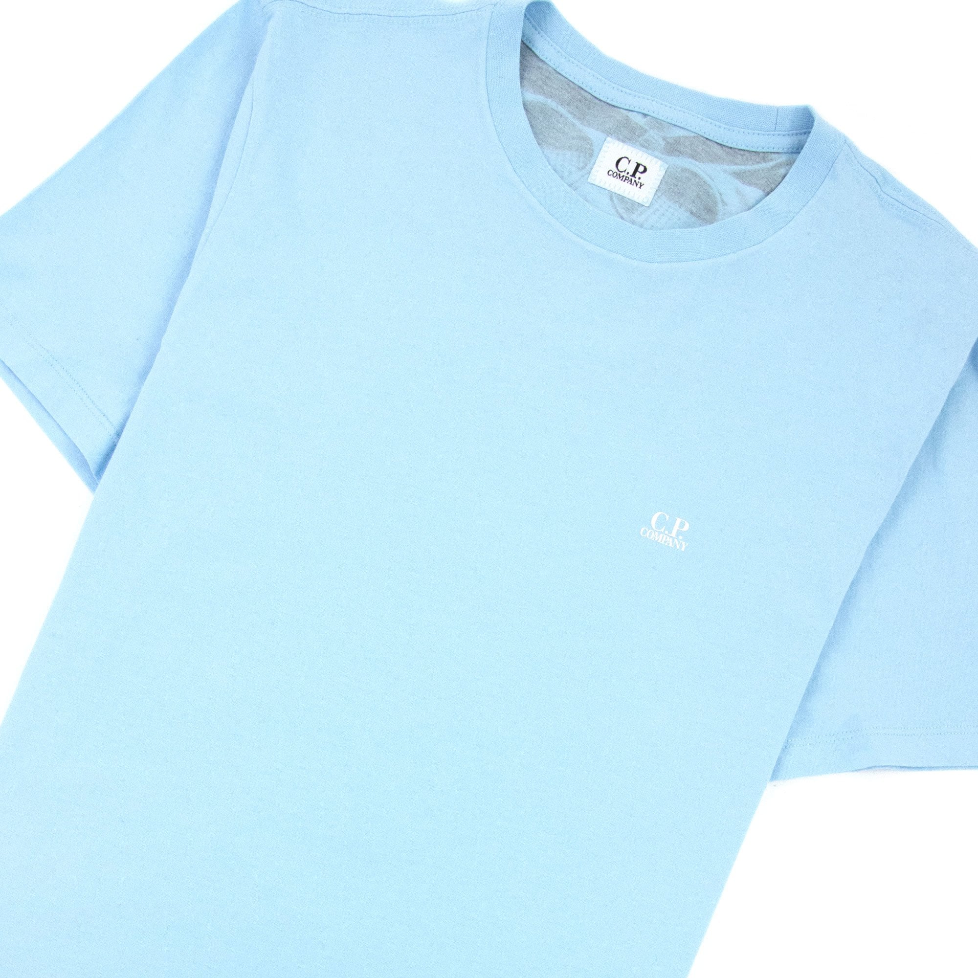 Cp Company Reverse Google Print T-shirt Sky Blue 832