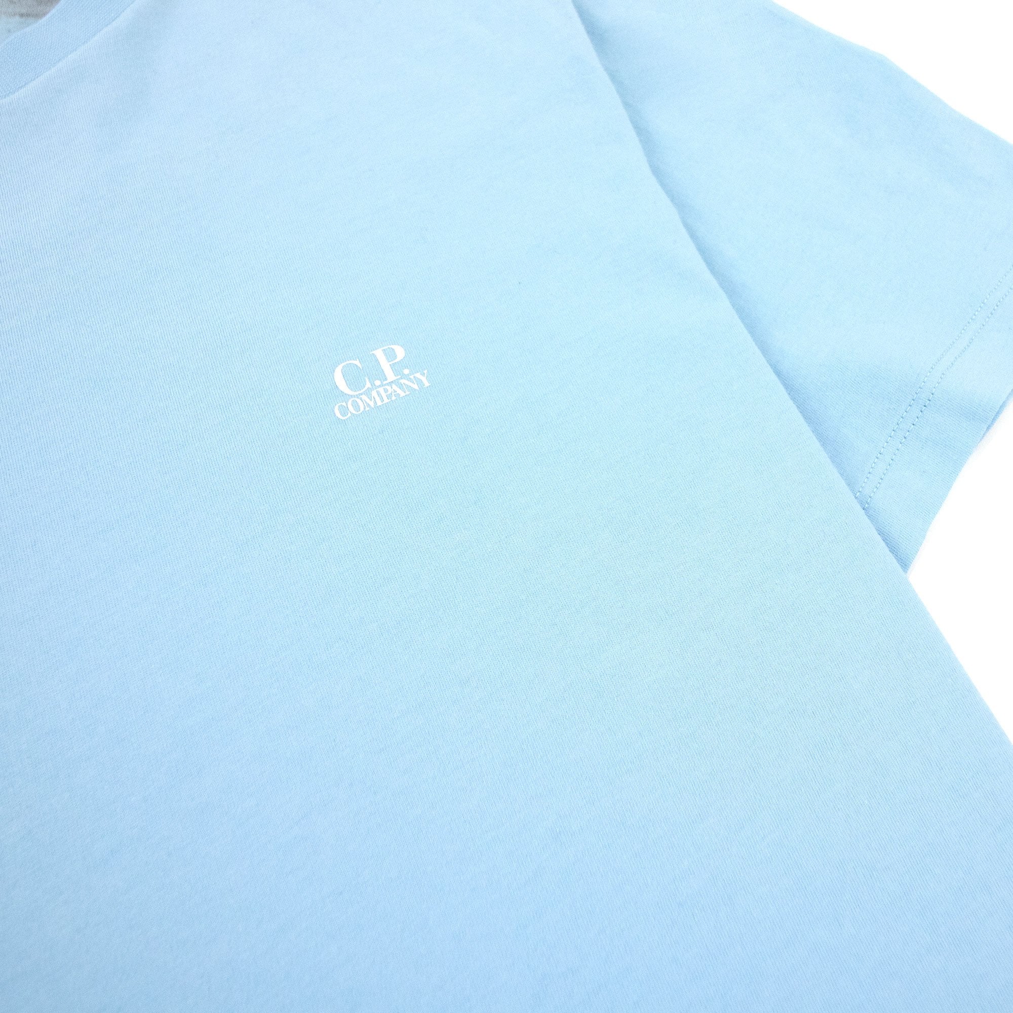 Cp Company Reverse Google Print T-shirt Sky Blue 832