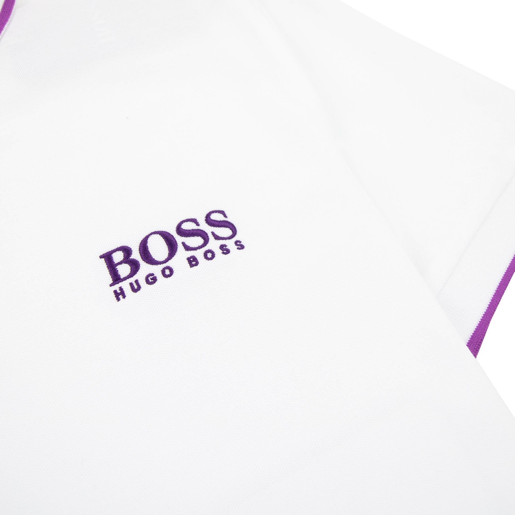 Hugo Boss Paddy Pro Golf Polo Shirt White 105