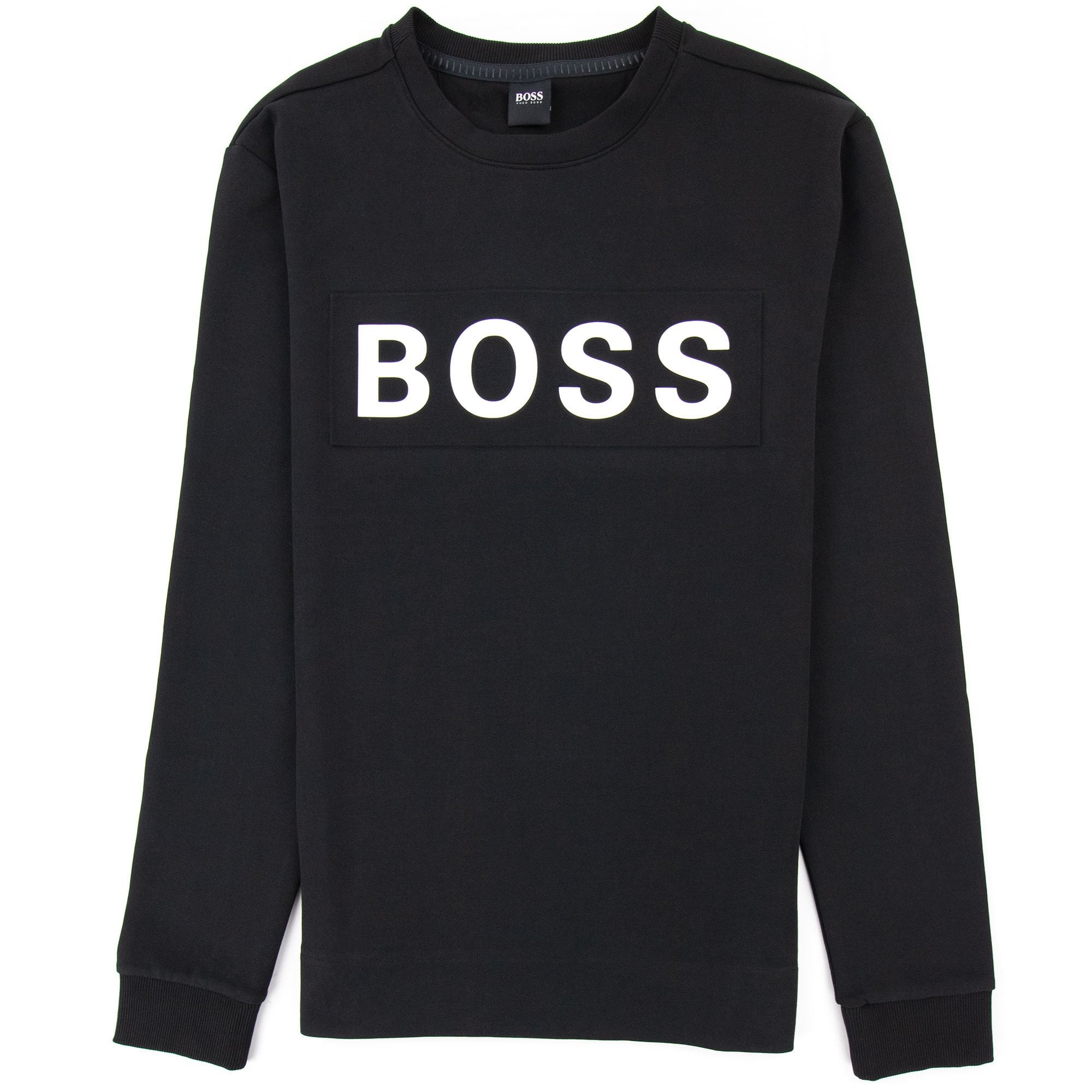 Hugo Boss Salbo 1 Printed Logo Sweatshirt Black 001