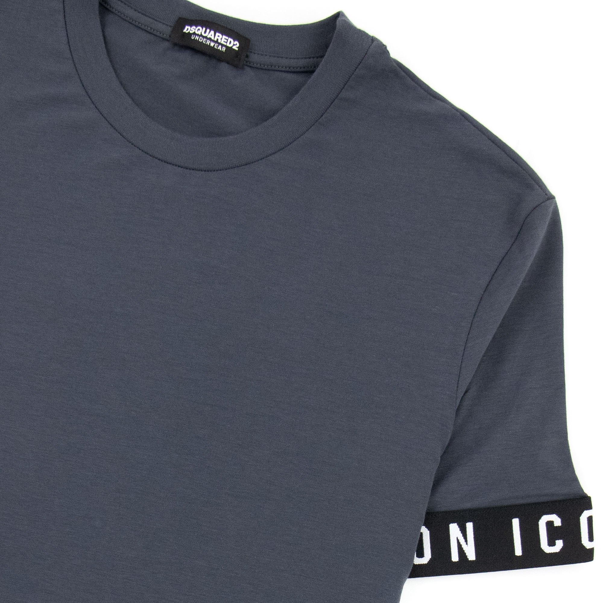 Dsquared2 Swim Shorts & Underwear Dsq2 Icon Arm Band T-shirt Grey/black