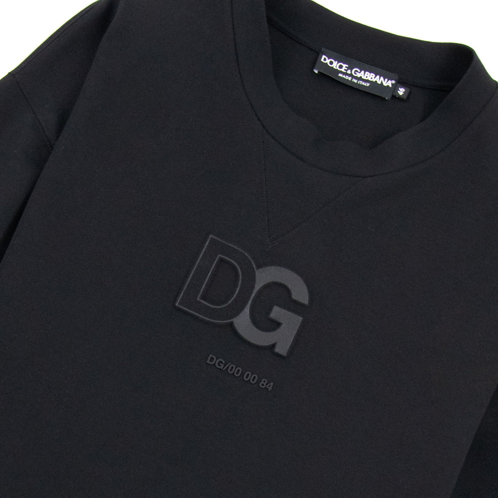 Dolce & Gabbana Dg 3d Patch Logo Sweatshirt Black