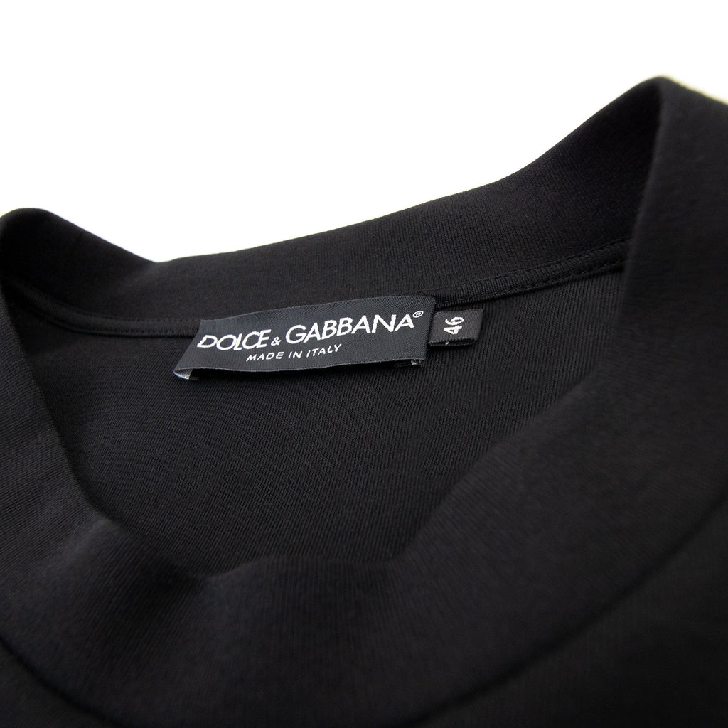Dolce & Gabbana Dg 3d Patch Logo Sweatshirt Black