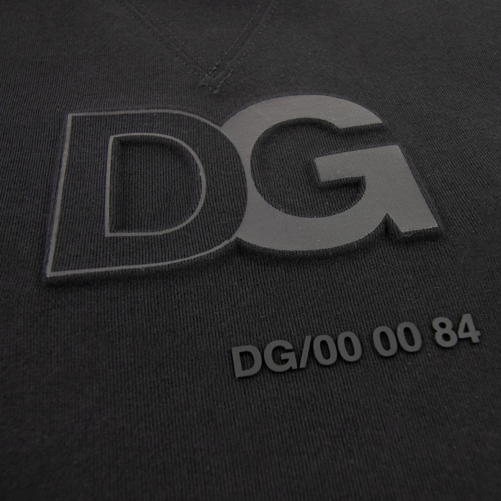 Dolce & Gabbana Dg 3d Patch Logo Sweatshirt Black
