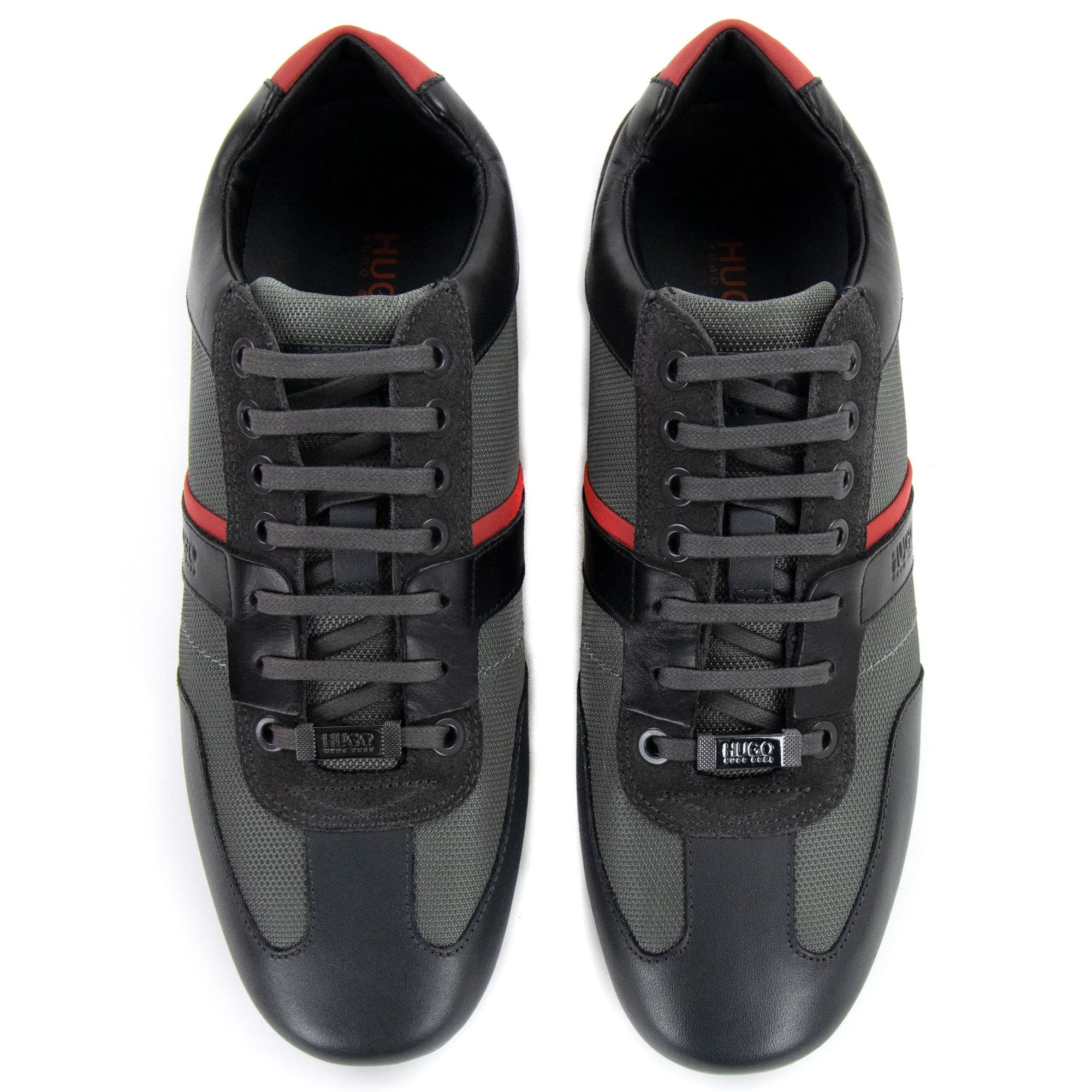 Hugo Boss Life Itny Low Top Trainer Dark Grey