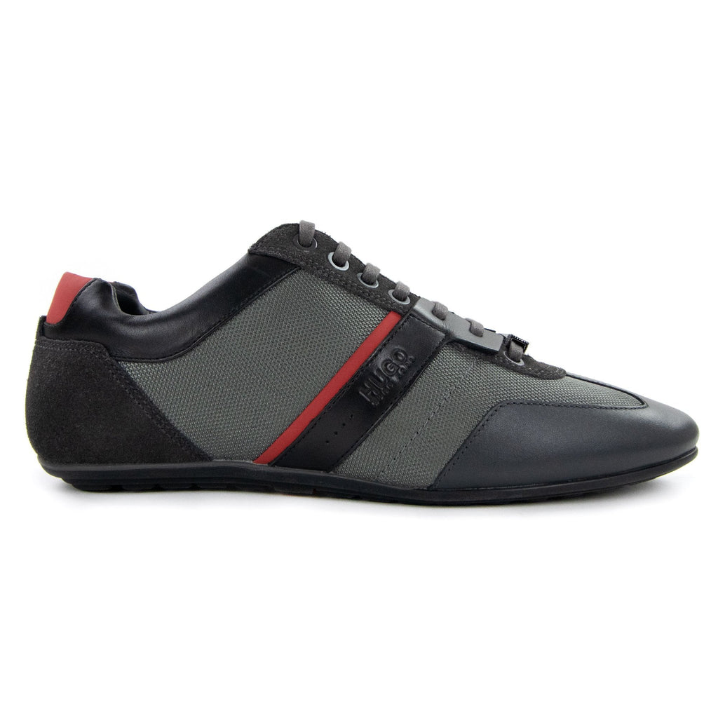 Hugo Boss Life Itny Low Top Trainer Dark Grey