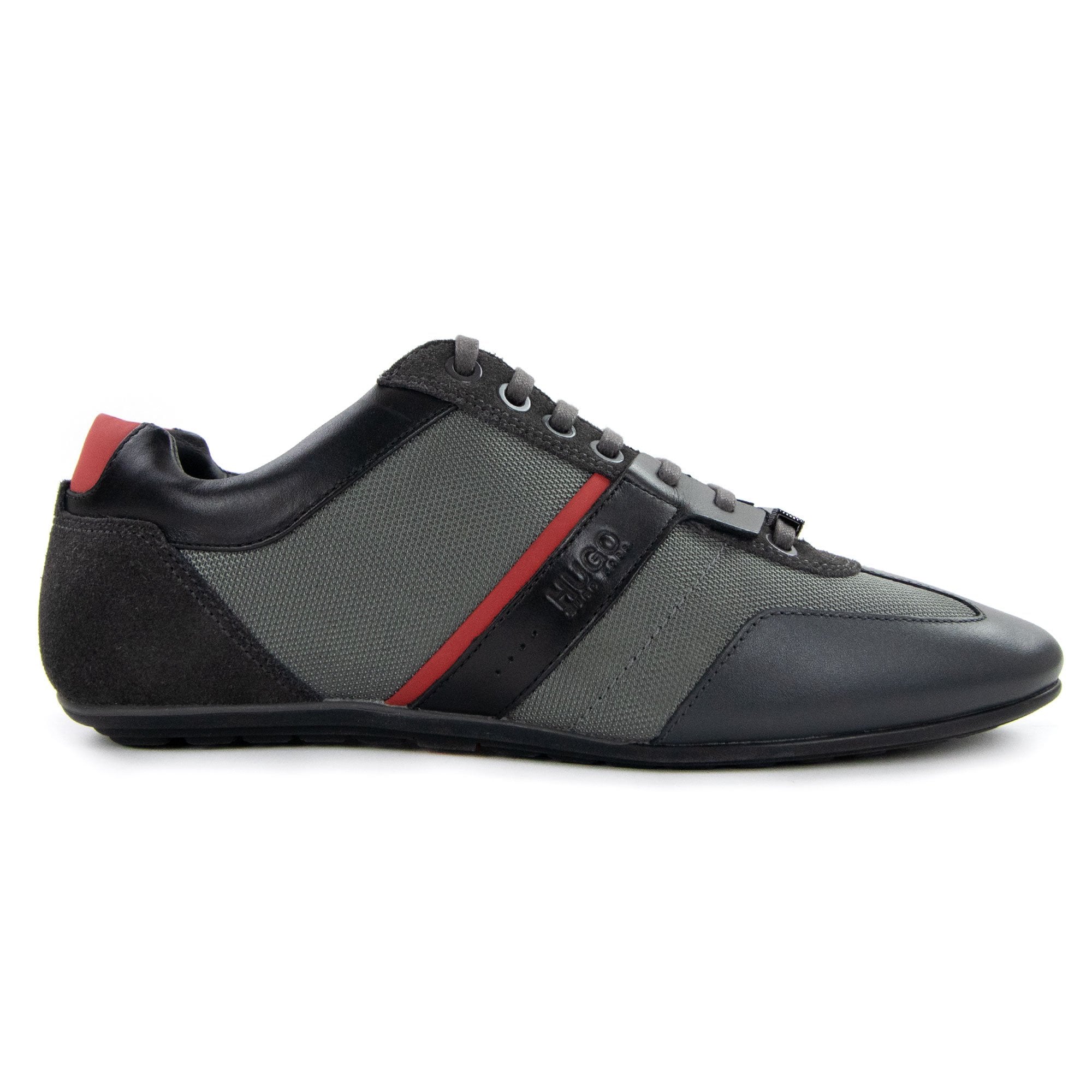Hugo Boss Life Itny Low Top Trainer Dark Grey