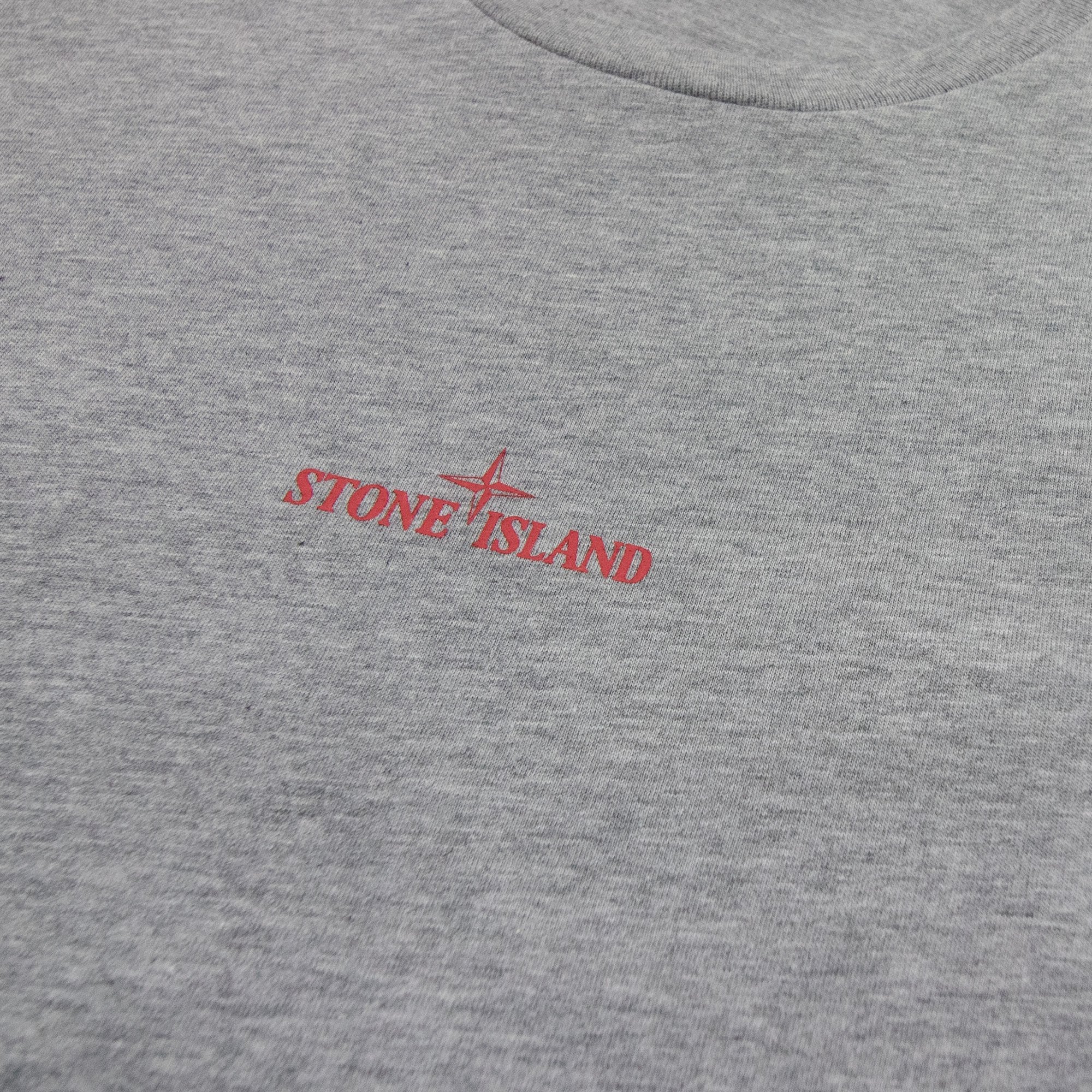 Stone Island Junior Graphic Print T Shirt Grey V0064