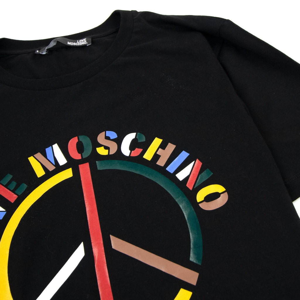 Love Moschino Rainbowpeace T/s Black
