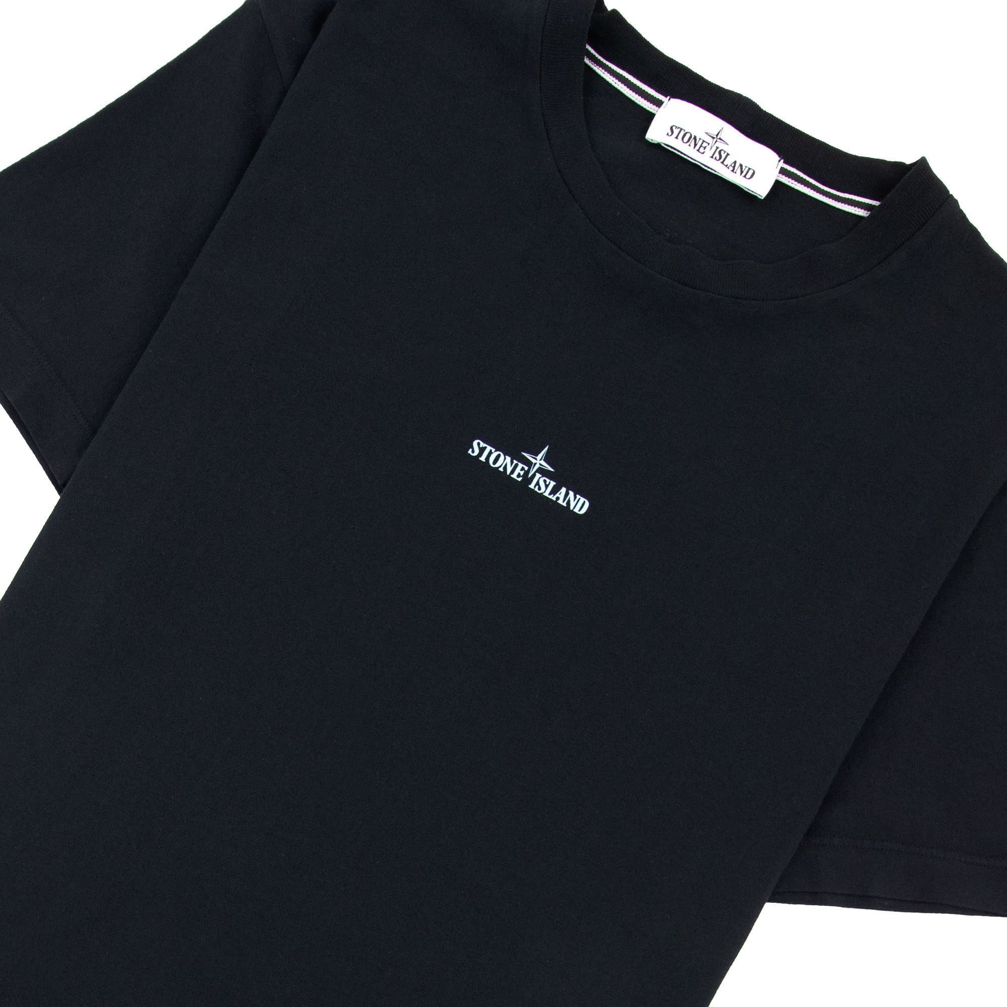 Stone Island 2ns94 Tricromia Three T-shirt Black