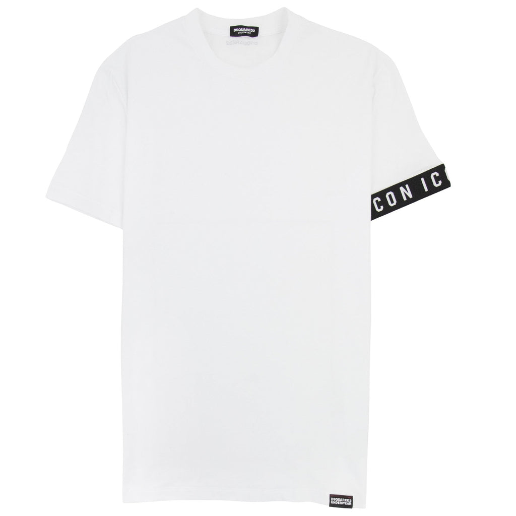 Dsquared2 Swim Shorts & Underw Dsq2 Icon Arm Band T-shirt White