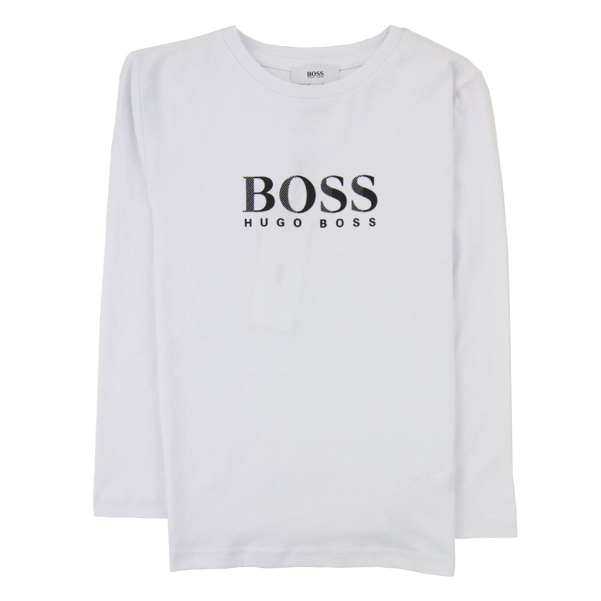 Hugo Boss Kids L/s Top Boss Bold White/black