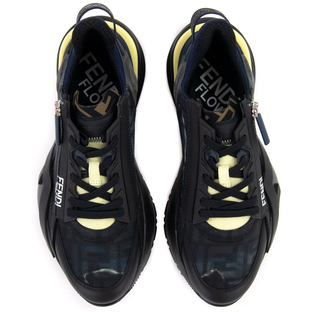 Fendi Flow Nylon Sneakers Black/Blue