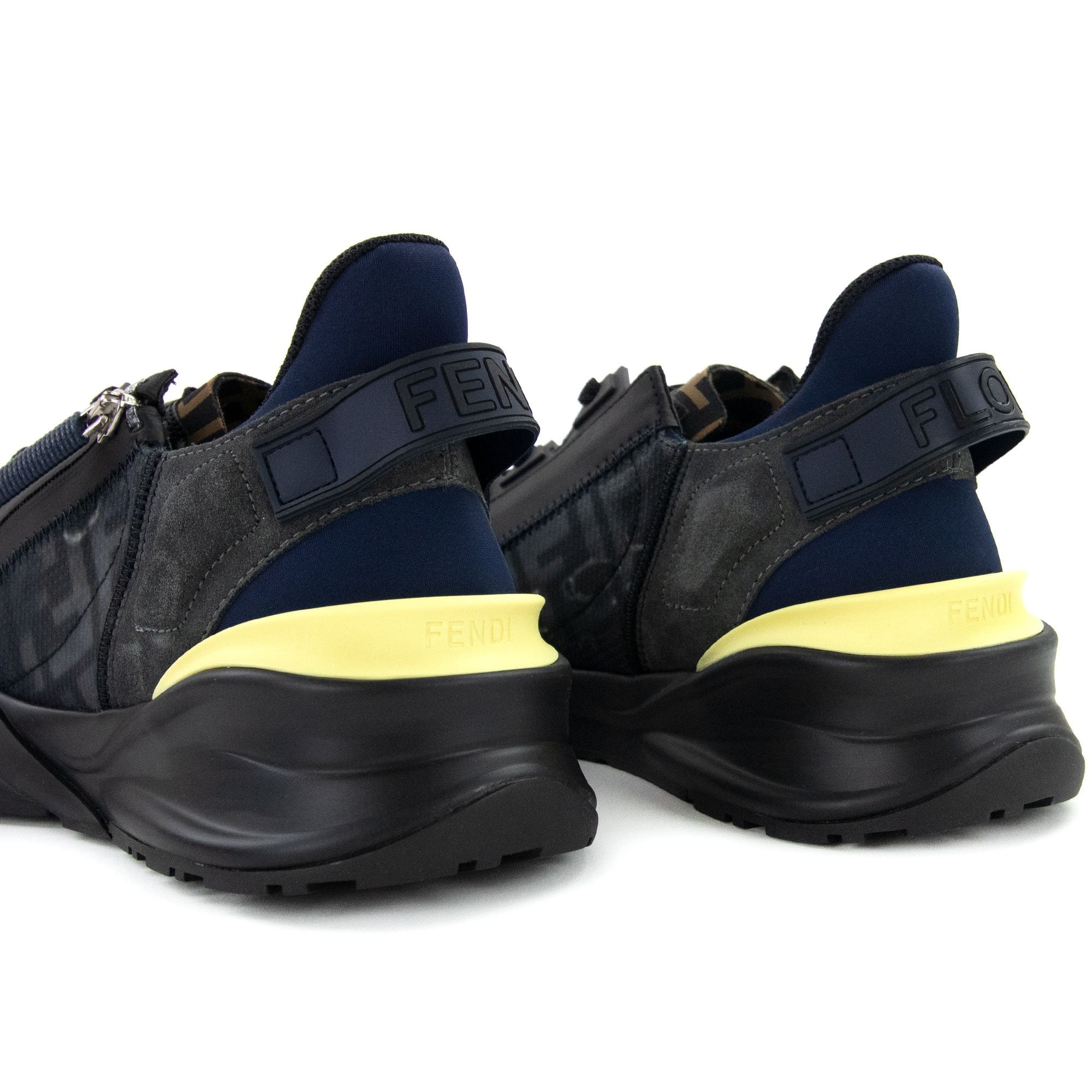 Fendi Flow Nylon Sneakers Black/Blue