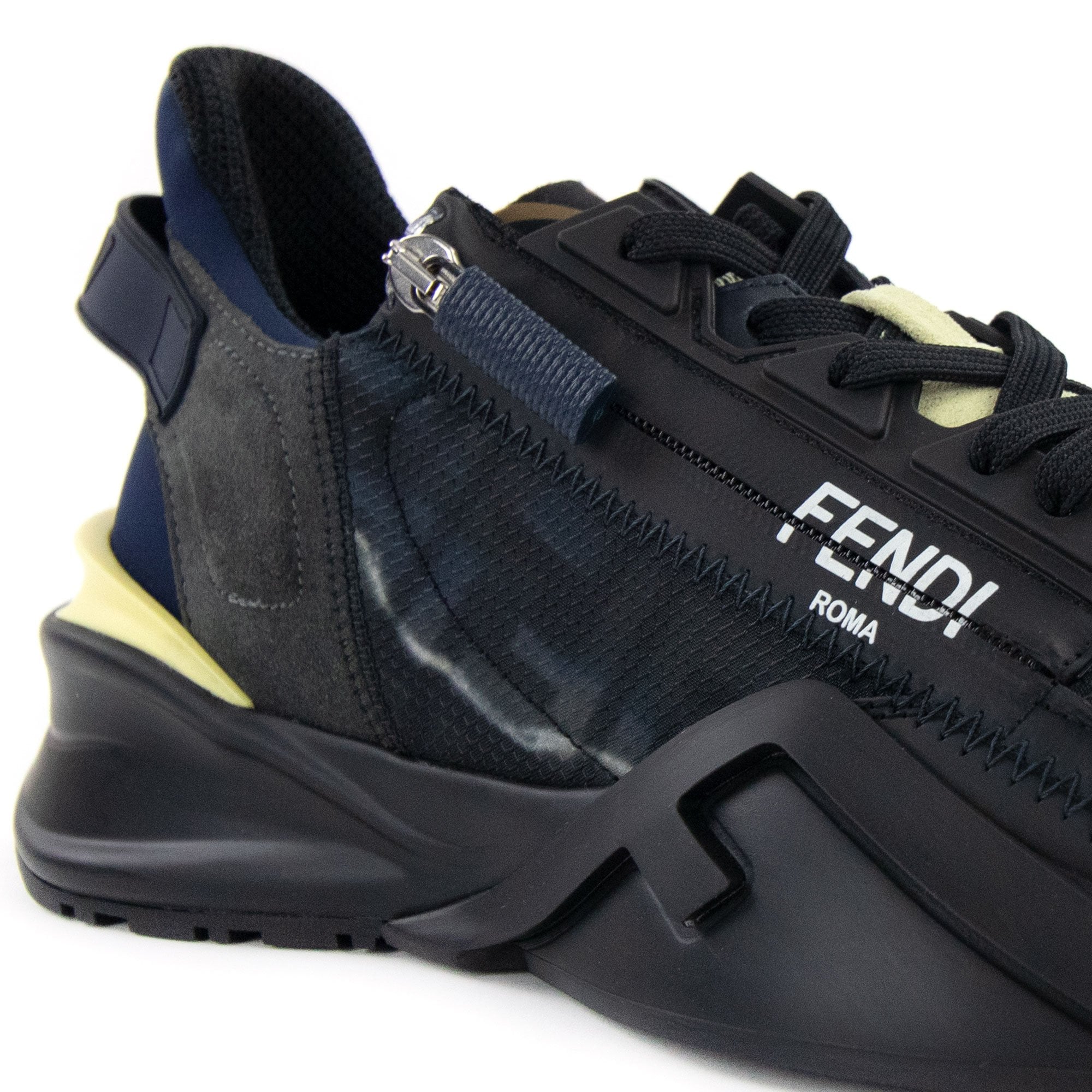 Fendi Flow Nylon Sneakers Black/Blue