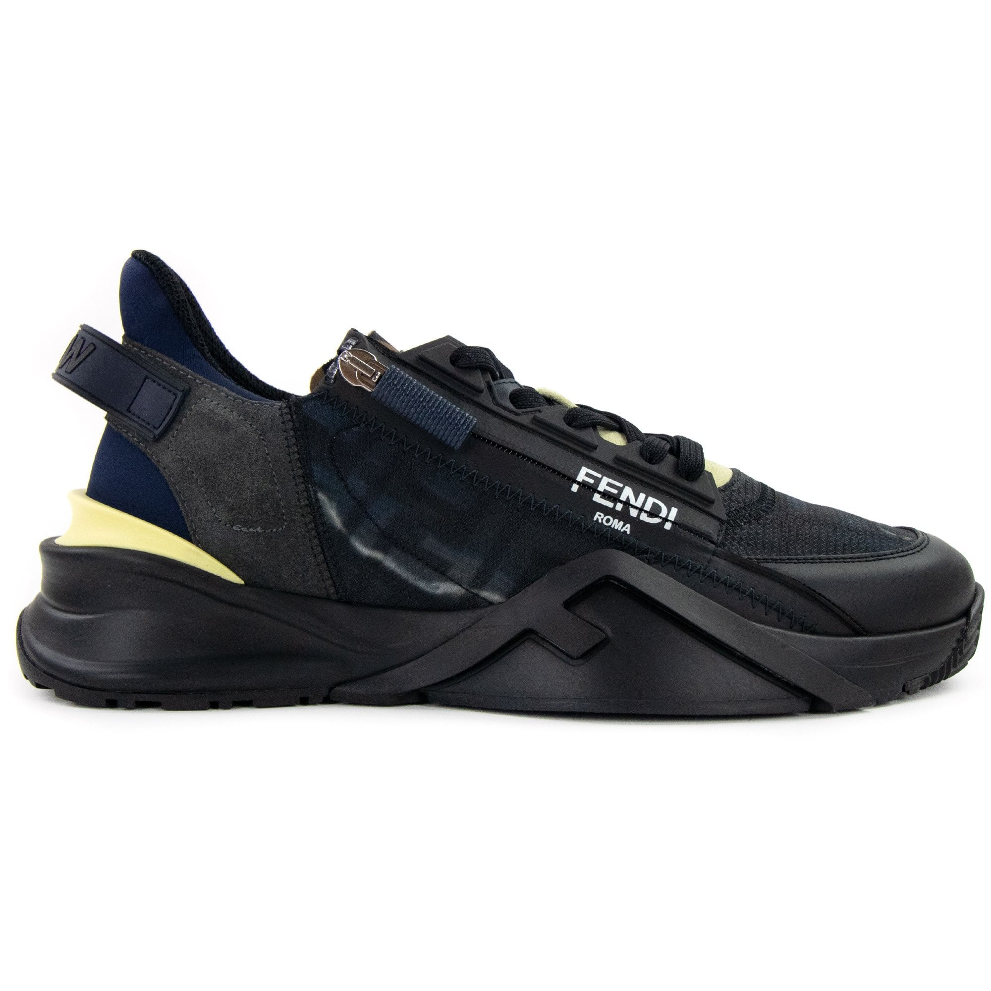 Fendi Flow Nylon Sneakers Black/Blue