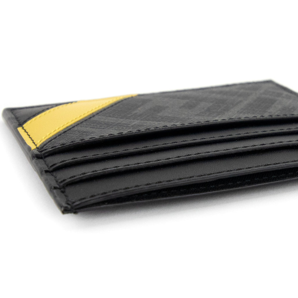Fendi Ff Grey Card Holder Black/Grey