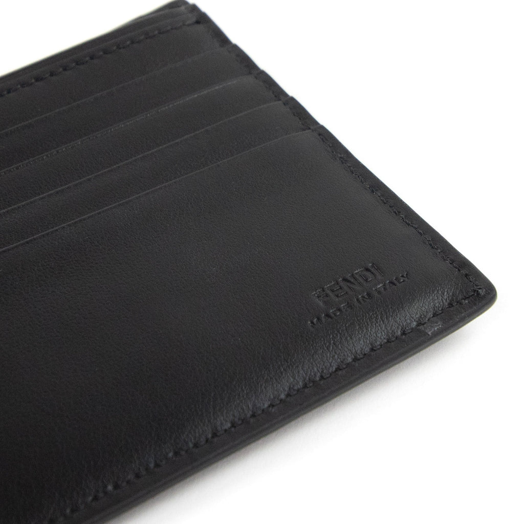 Fendi Grey Bi-fold Wallet Black/Grey