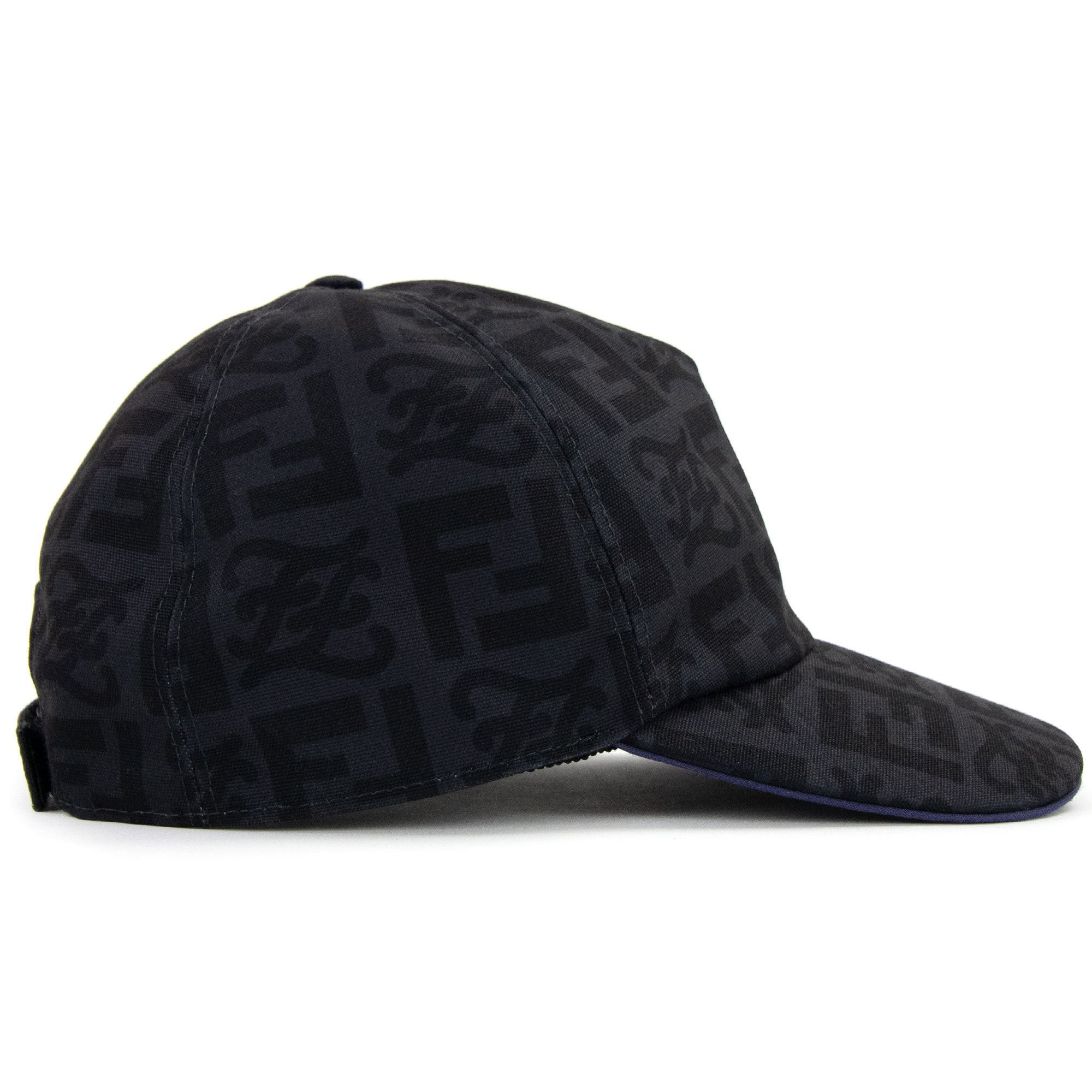 Fendi Ff Kaligraphy Cap Black